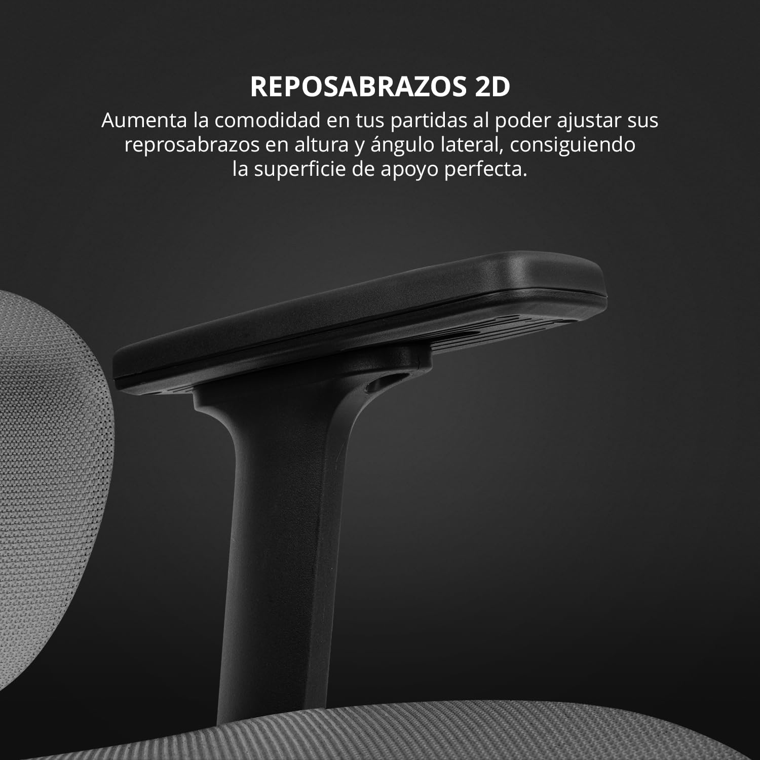 Drift Gaming DRAIR200 – Silla Gaming Profesional en Malla Reforzada, reposabrazos 2D Acolchados, pistón Clase 4, giratoria e inclinable, Cojines Lumbar y Cervical Integrados, Negro/Gris