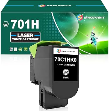 CS310 Toner Cartridge Compatible for Lexmark CS310 70C1HK0 Black Toner Cartridges Use for Lexmark CS310 CS410 CS510 CS310dn CS310n CS410n Printer1 Pack Black