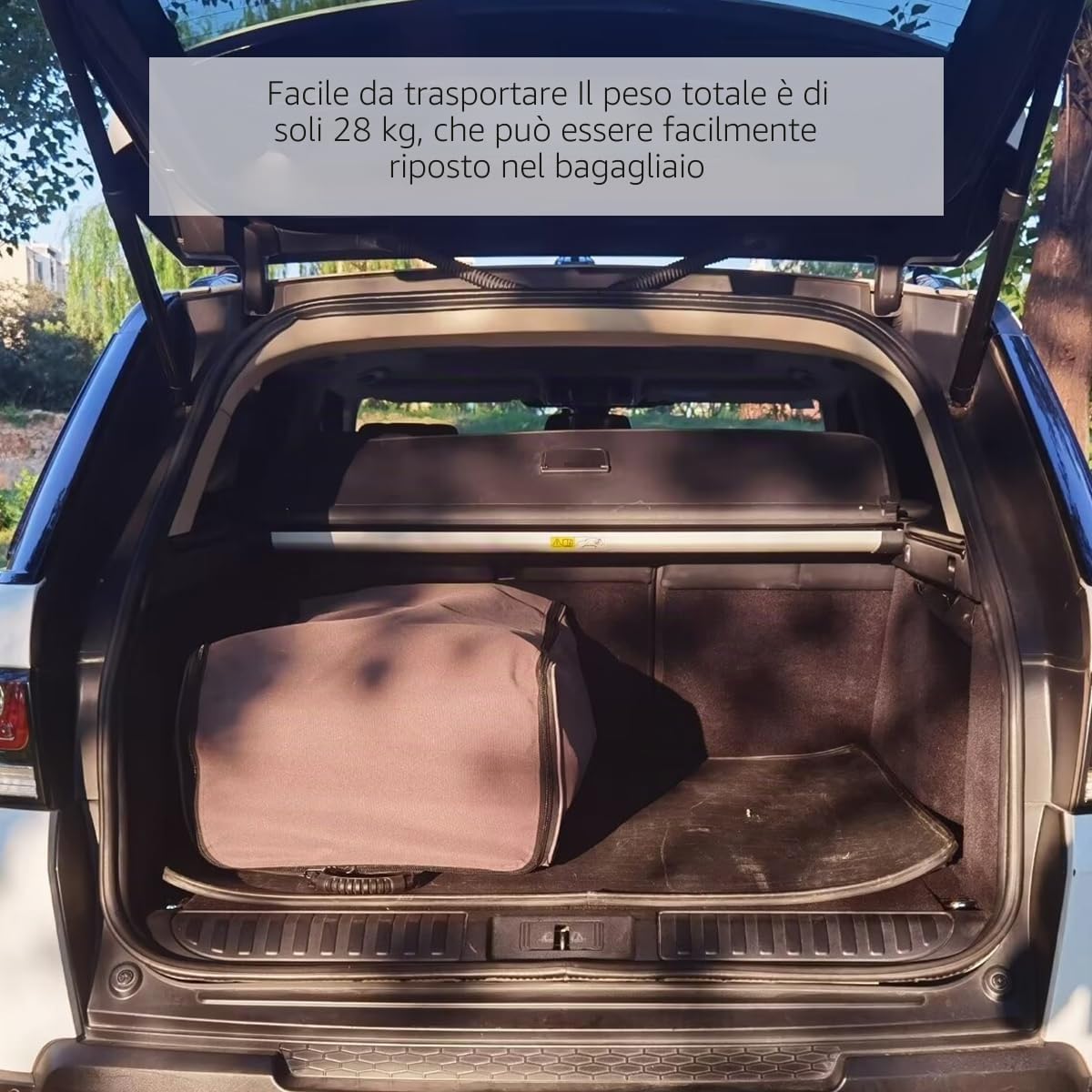 Tenda da tetto gonfiabile per 2 persone, portatile, facile da montare, quattro stagioni, impermeabile e resistenti al sole, adatta a SUV, camion e tour universali