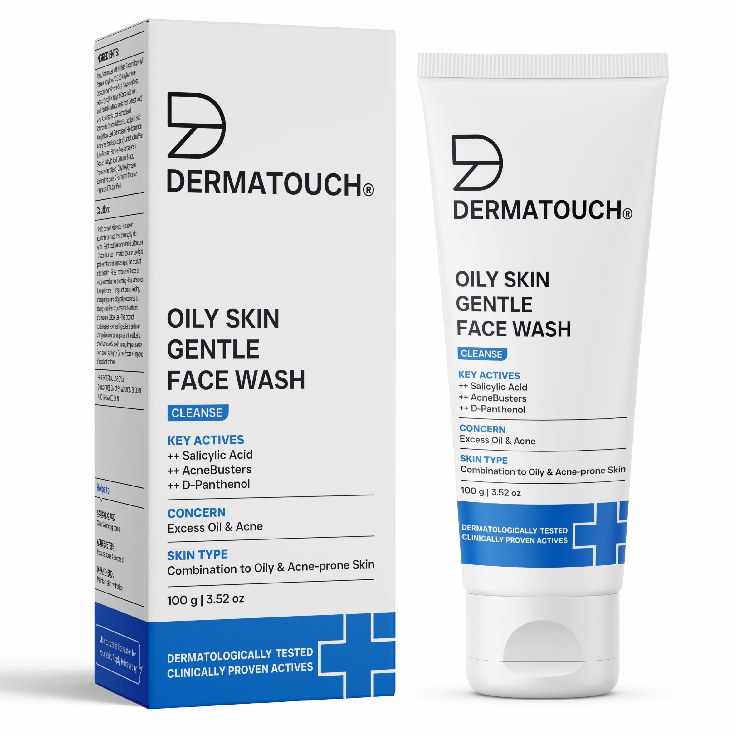 DERMATOUCH Oily Skin Face Wash 100g - Image 1