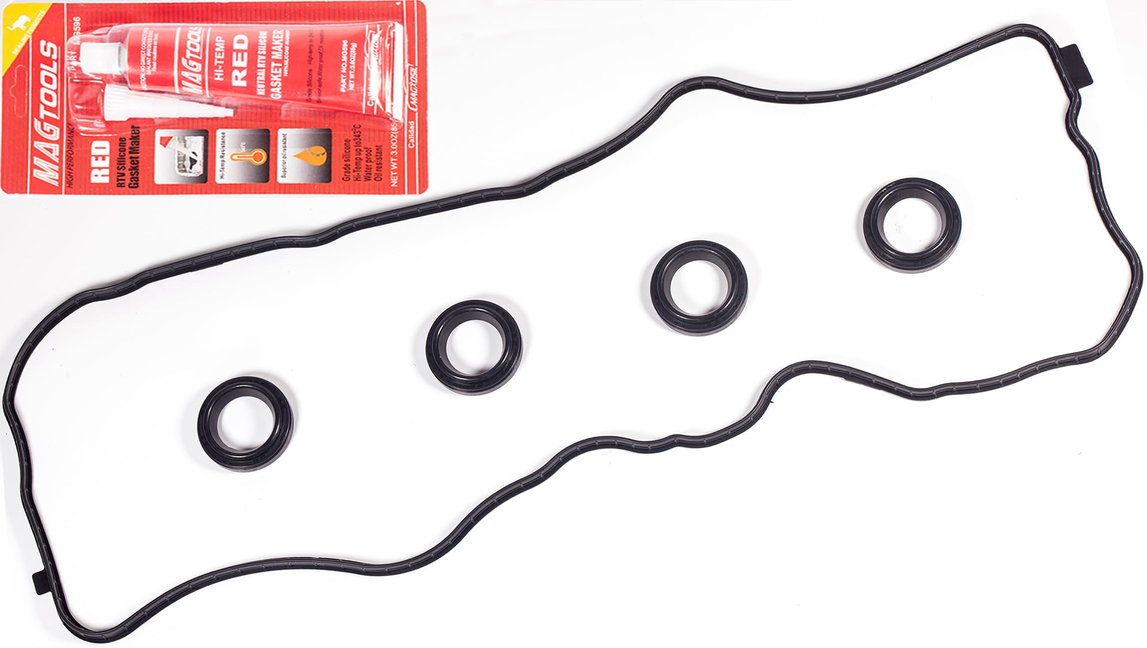 VS50741R for Honda Civic 1.8 Valve Cover Gasket&amp;Gasket Maker 3oz Honda HR-V 1.8, Acura ILX 2.0 2006 2007 2008 2009 2010 2011 2012 2013 2014 2015 2016 2017 2018 2019 1.8L 2.0L VC246G 036-1953
