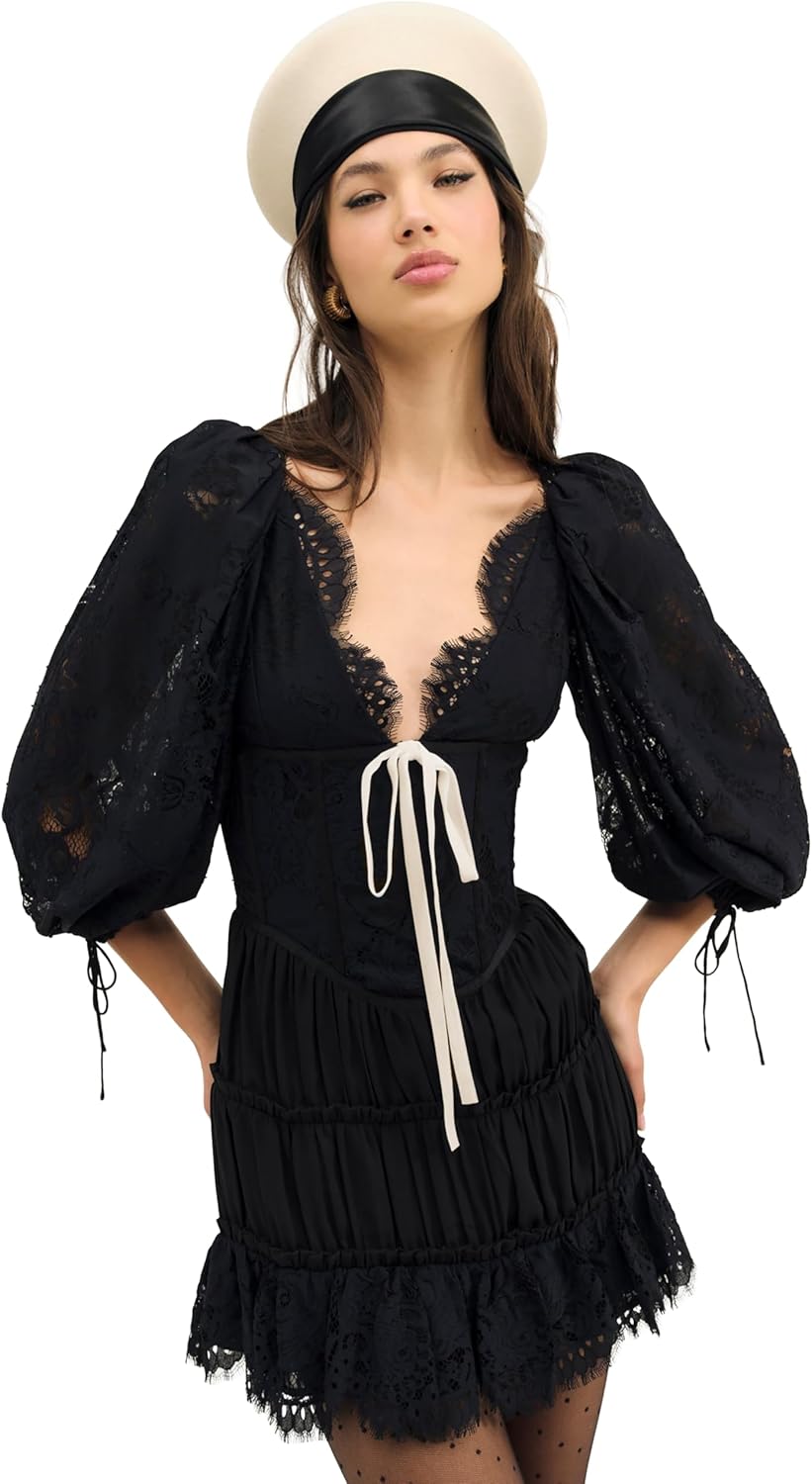 For Love & Lemons Women's Ellis Mini Dress - Image 2