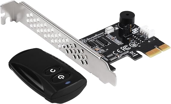 Silverstone Tek 2.4G Wireless Power Remote with Power/Reset Function and Audio Feedback ES02-PCIE & Wireless Remote Computer Power/Reset Switch, USB 2.0 9-pin ES02-USB