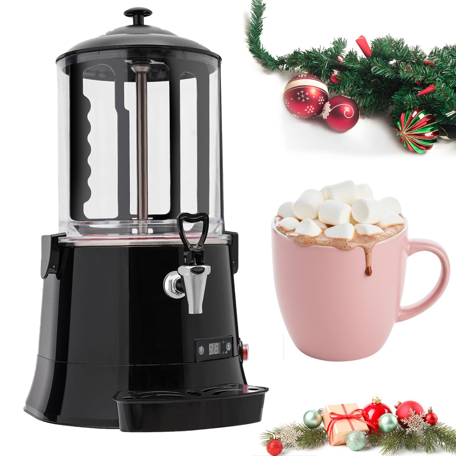 Máquina para Derretir Chocolate Comercial 10L 400W 40W Motor Red
