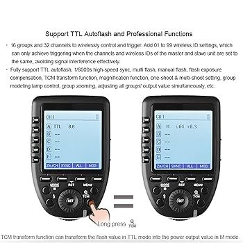 Amazon.com : Godox Camera Flash Trigger Xpro-S for Sony