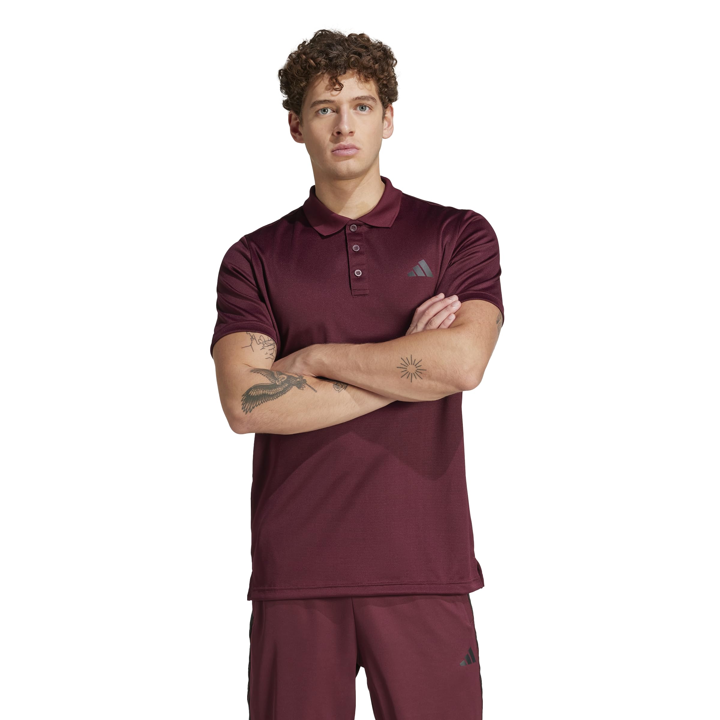 adidas Men’S Polo Shirts | Tr-ES Base Polo | White |-image-22