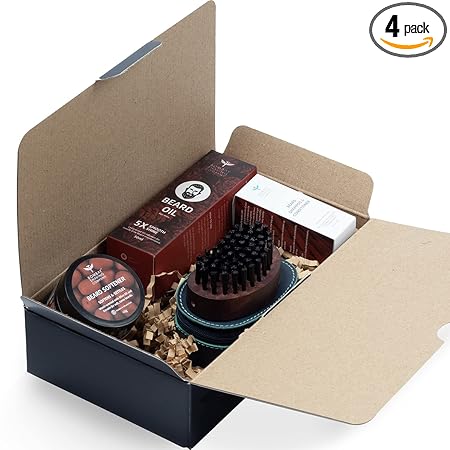 Bombay Shaving Company | Gift Kit For Him | Premium Beard Grooming Kit | Beard Growth Oil, Beard Softener, Beard Shampoo and Conditioner and Beard Brush