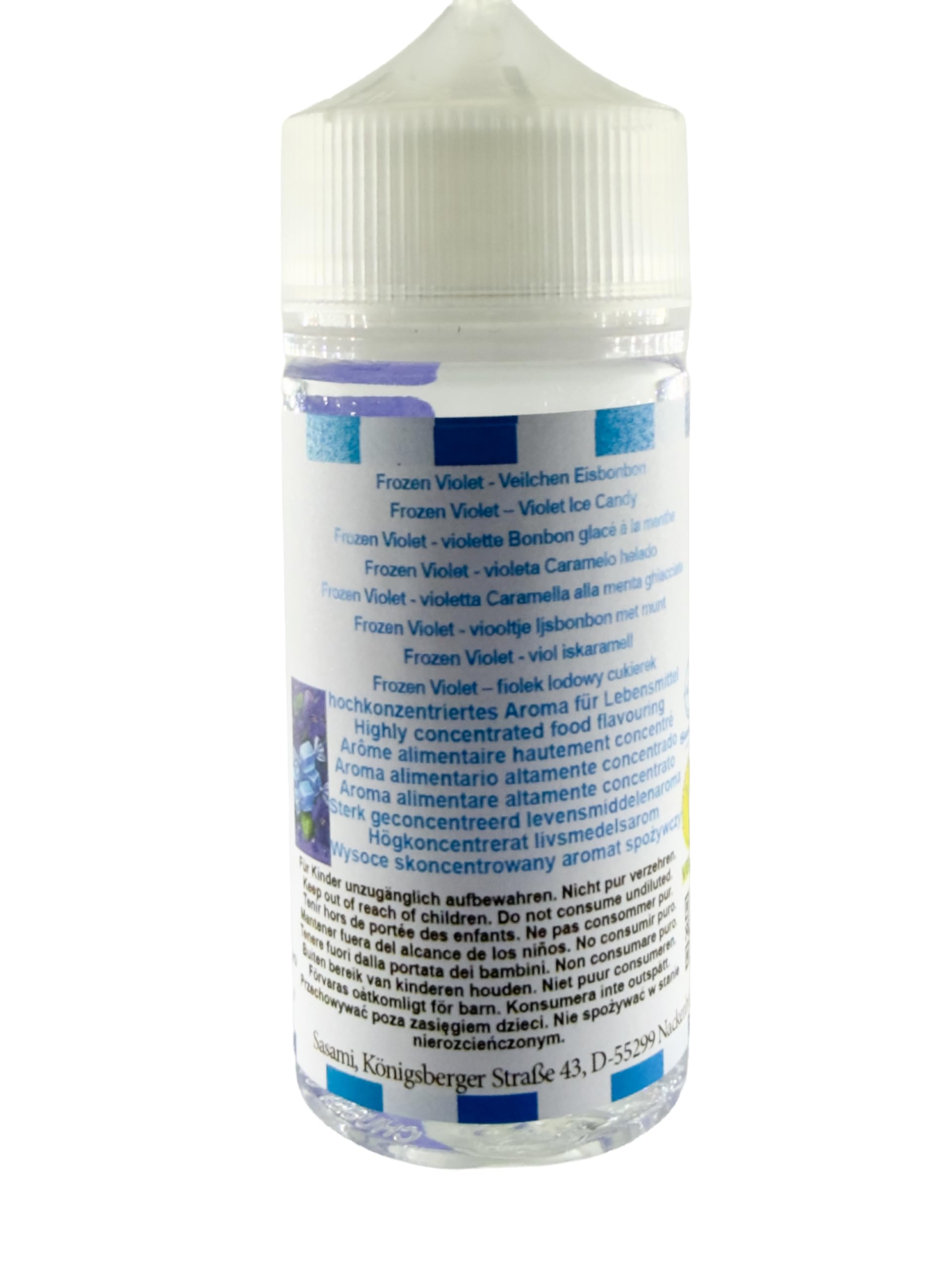 Frozen Violet – fiołek lodowy cukierek aromat koncentrat – Wegański – Sasami – 100ml