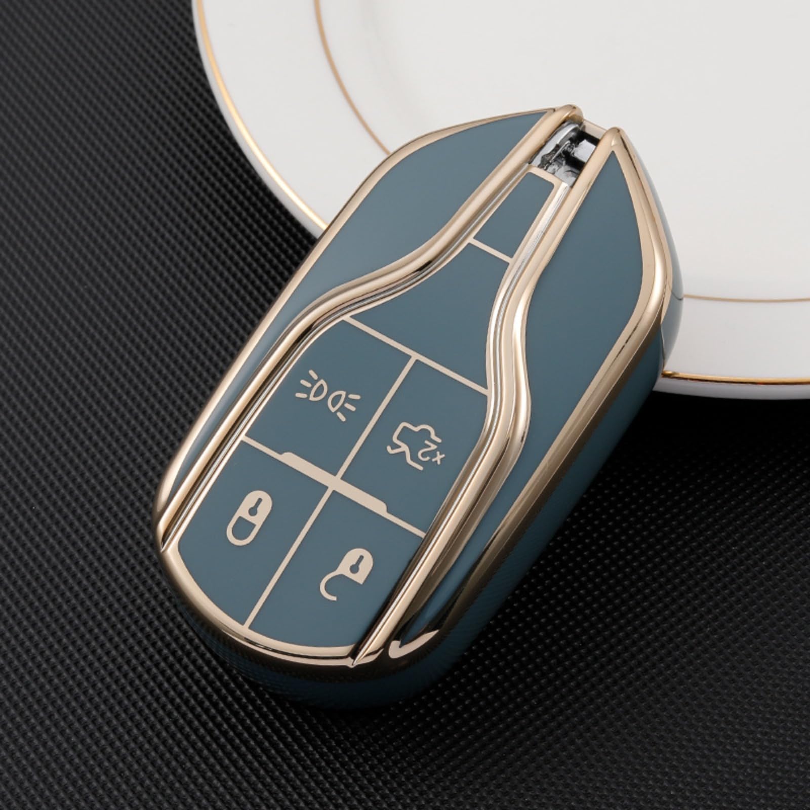 Funda para llave de coche que soluciona roturas de carcasa para mando Maserati TPU 8