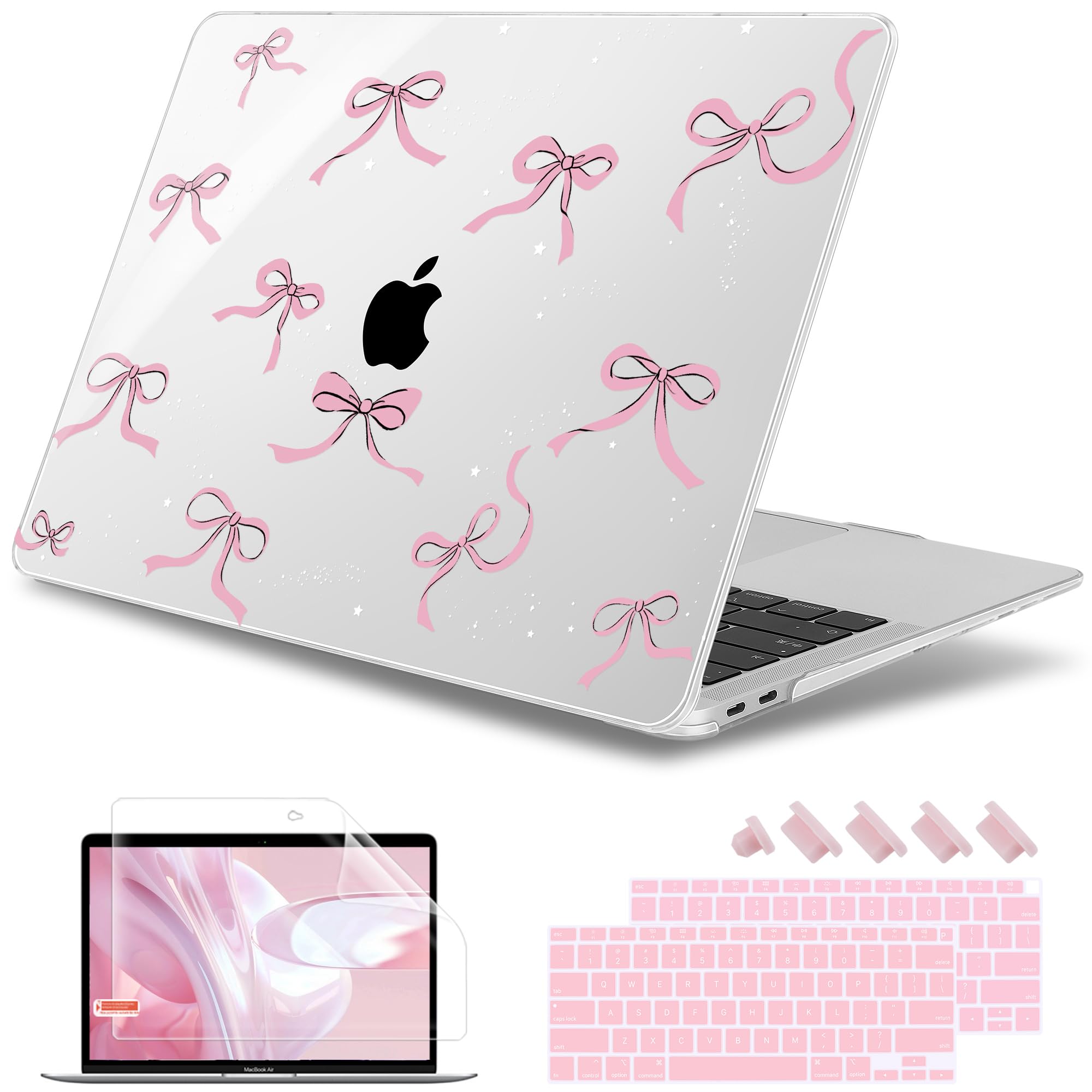 May Chen Compatible with MacBook Air 13 inch Case 2022 2021, 2020-2018 Release Model: M1 A2337 A2179 A1932, Plastic Hard Shell Case Cover for Mabook