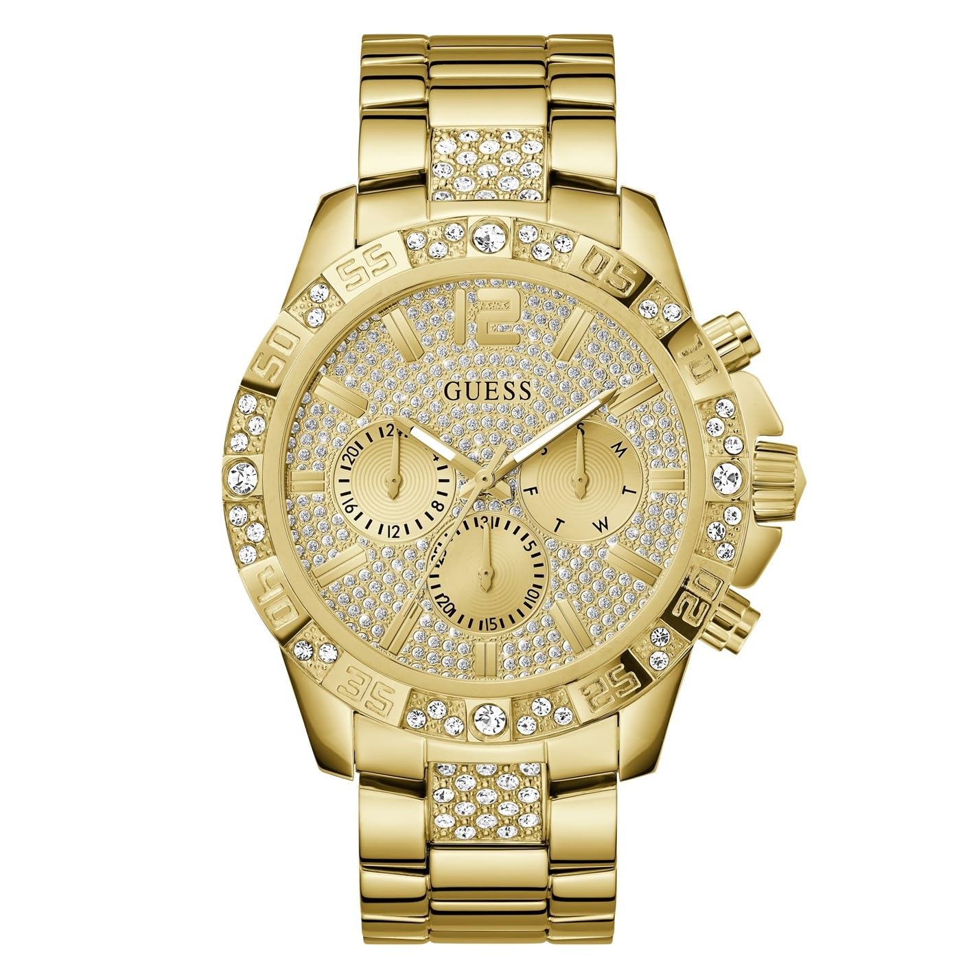 GUESS Montre Multi-Cadrans Quartz pour Hommes Majestic