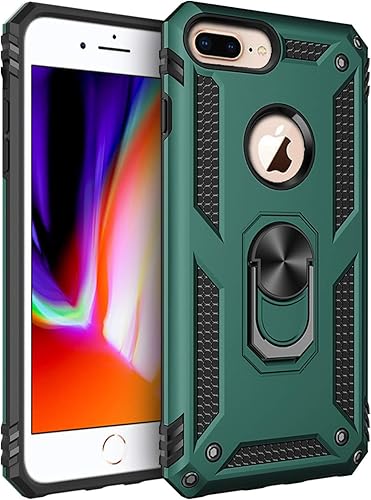 Vista 30 de Korecase Compatible con Funda para iPhone 8/Funda para iPhone 6/Funda para iPhone 7, Protección Extrema Armadura Militar de Doble Capa Resistente a