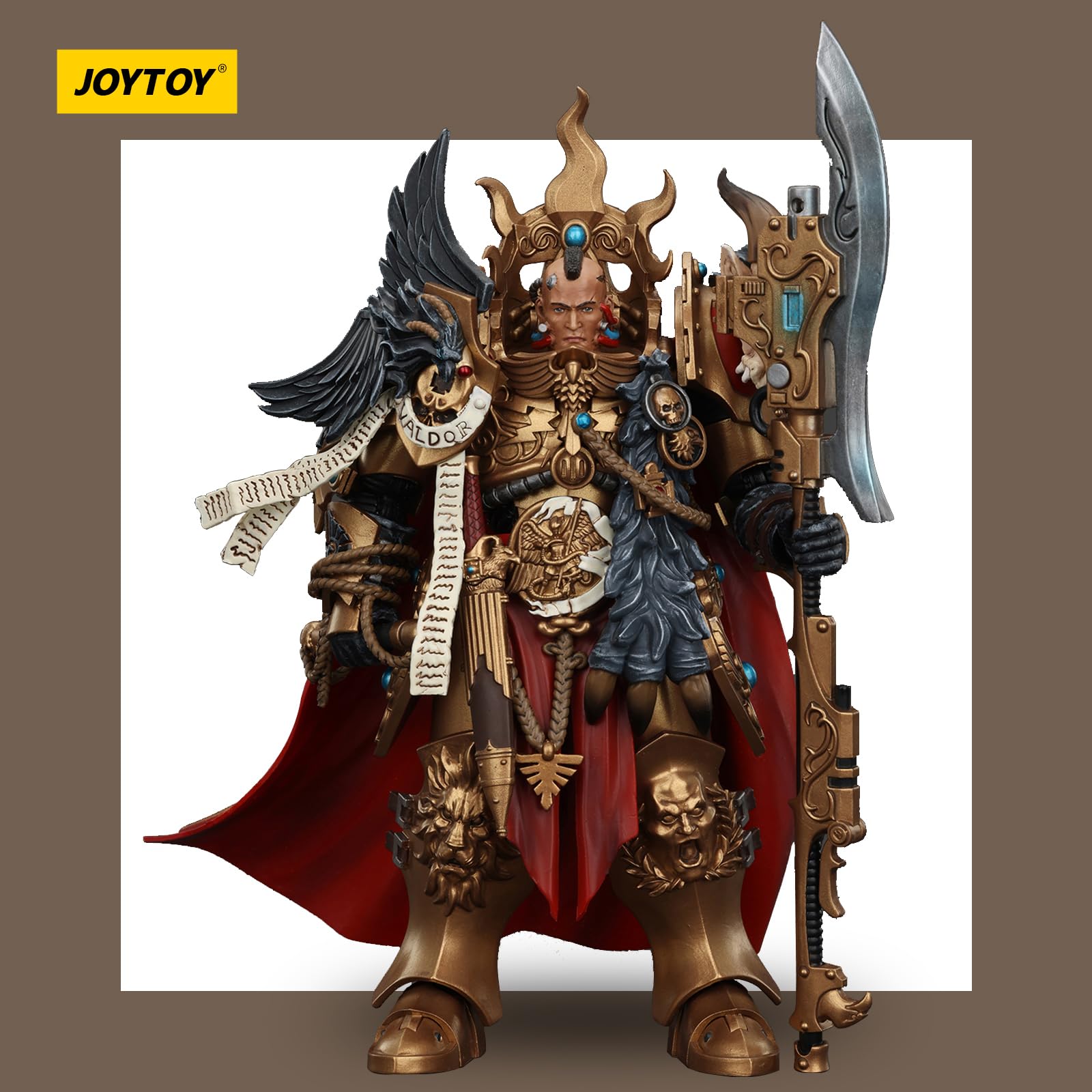 JOYTOY Warhammer 40k Legio Custodes Constantin Valdor, Captain-General of The Legio Custodes 1/18 Action Figure - Image 2