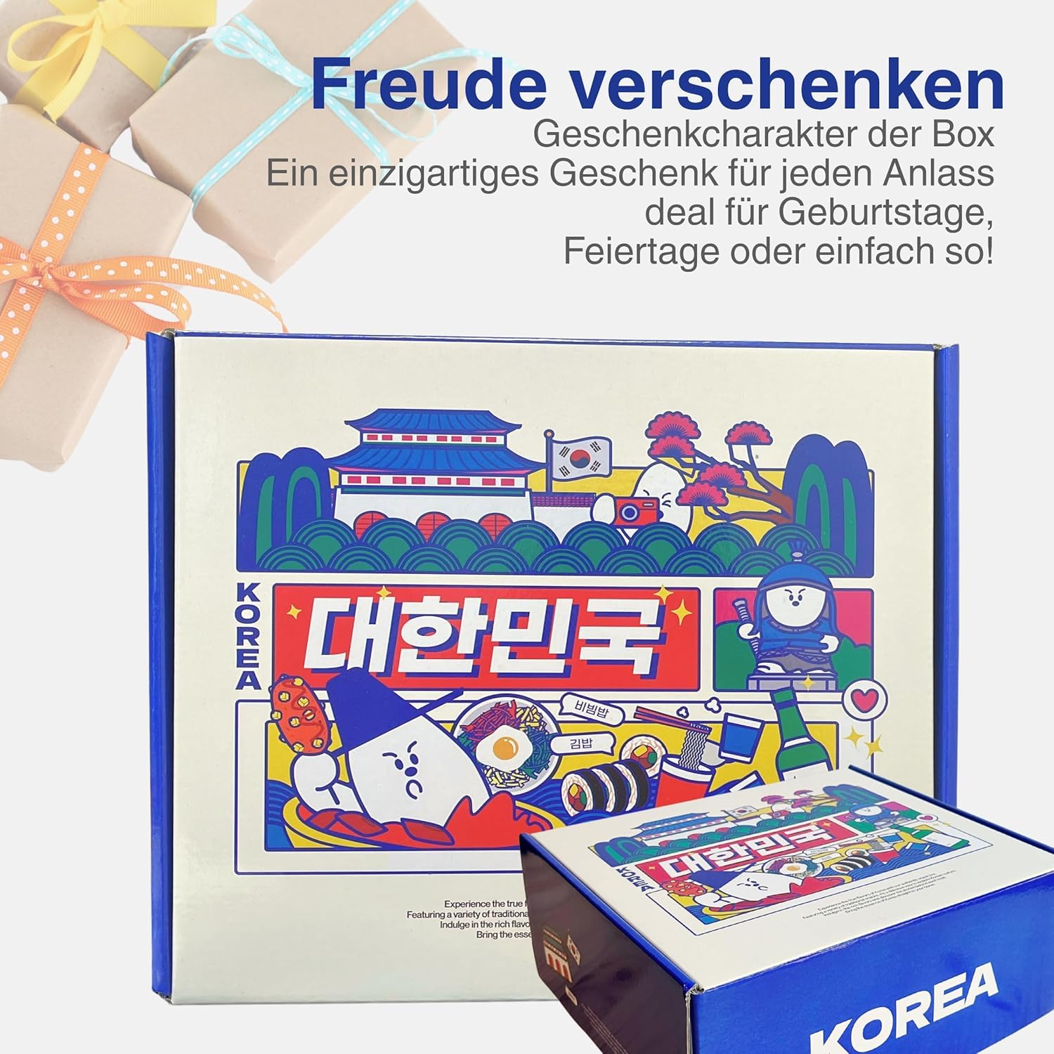 ASIA Snack Box – Original Korea & Japan Snacks & Drinks | Süß & salzig | Mit Kultur-Guide auf Deutsch | (Korea Snack Box)