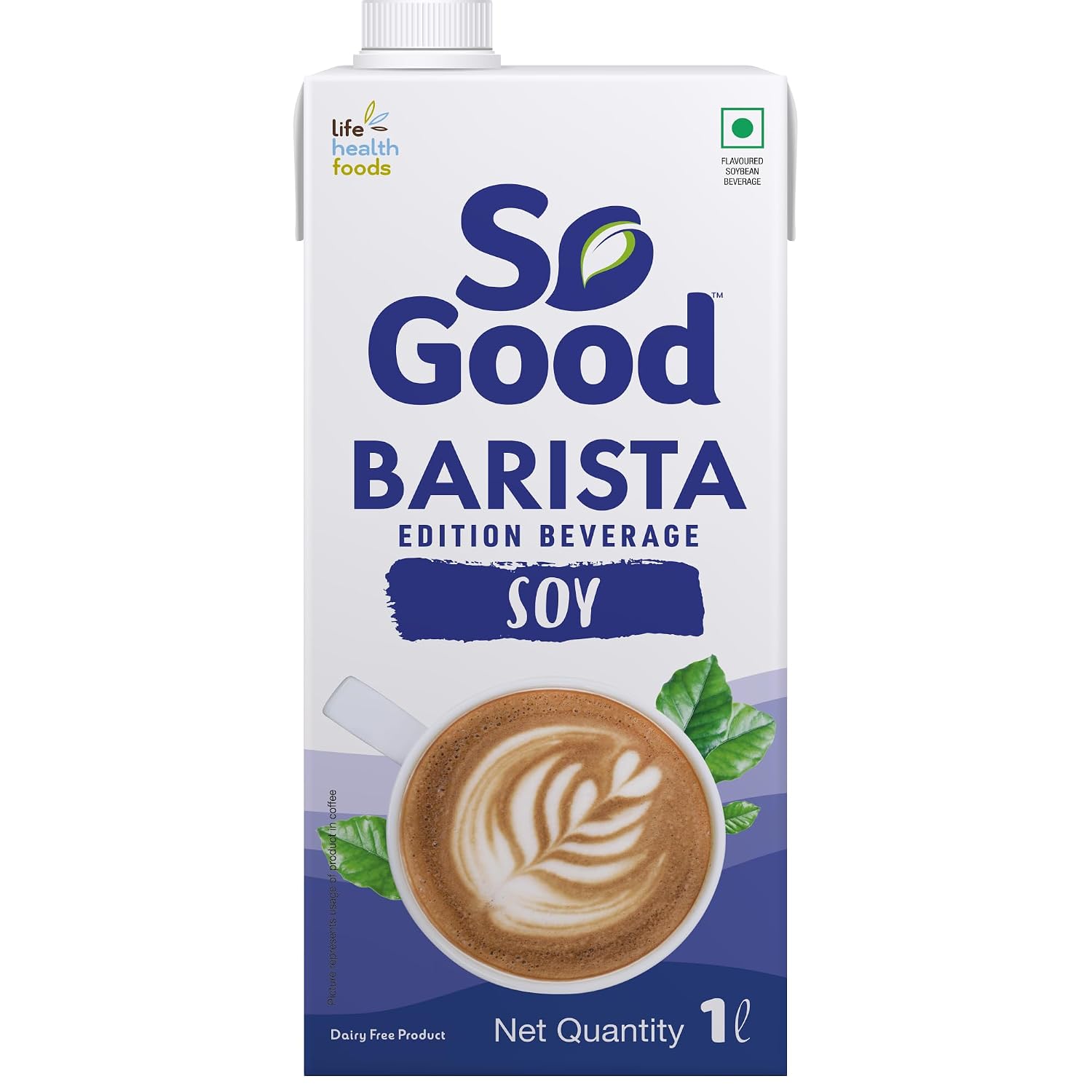 So Good Plant Based Soy Barista Edition Beverage 1 L| Lactose Free| No Preservatives | Gluten Free | Zero Cholesterol | Dairy Free| Rich Creamy Frothy for that perfect cup of Coffee/Tea/Smoothies
