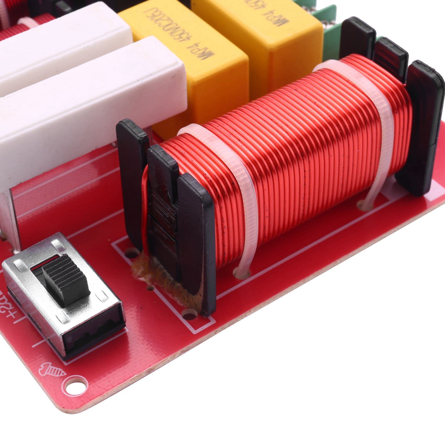2 haut-parleurs 300 W 5 voies séparateur de fréquence audio, 2 tweeters, 2 intermédiaires + 1 haut-parleur de basse croisés pour système audio domestique