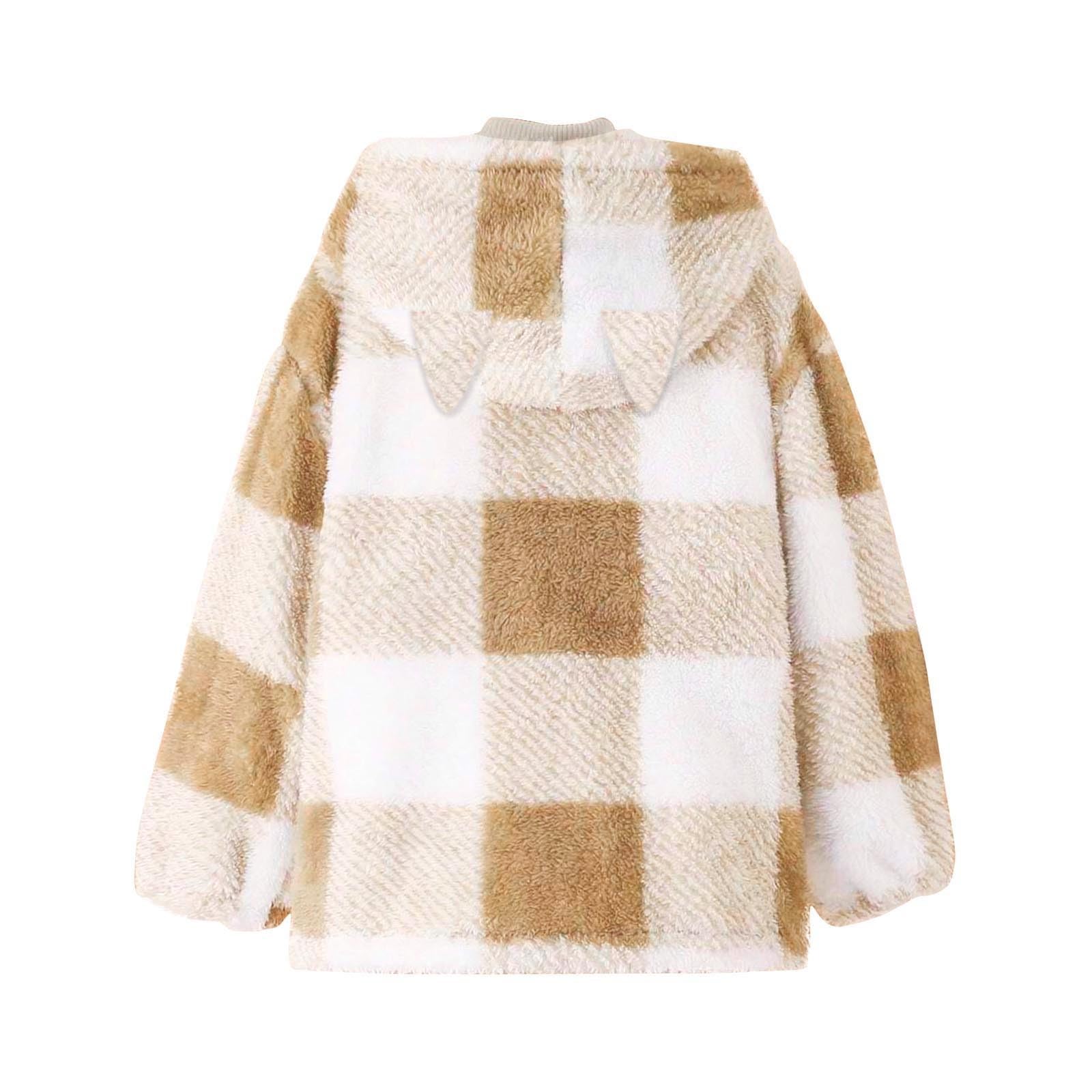 Veste Chasse Enfant, Manteau Enfant Fille, Doudoune Chaud Veste À Capuche Fourrrure Rembourré Manteaux Rembourrage Type Duvet Vestes À Polaire Blouson avec Poches Manteau Imperméable Grande Taille
