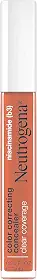 Neutrogena Corretor de cor com cobertura clara, corretivo leve com niacinamida para manchas escuras, óleo, fragrância, parabenos e ftalatos, pêssego profundo, 0,24 g