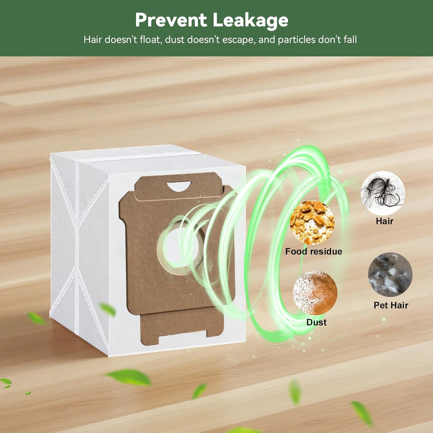 WAIKAS 18 Pack Vacuum Bags for iRobot Roomba 104 105 405 504 505 705 Combo 10 Max, i7+ i3+ i4+ i5+ i6+ i8+ j5+ j6+ j7+ j8+ j9+ s9+, i s j Series, for Roomba All Clean Base Automatic Dirt Disposal Bags