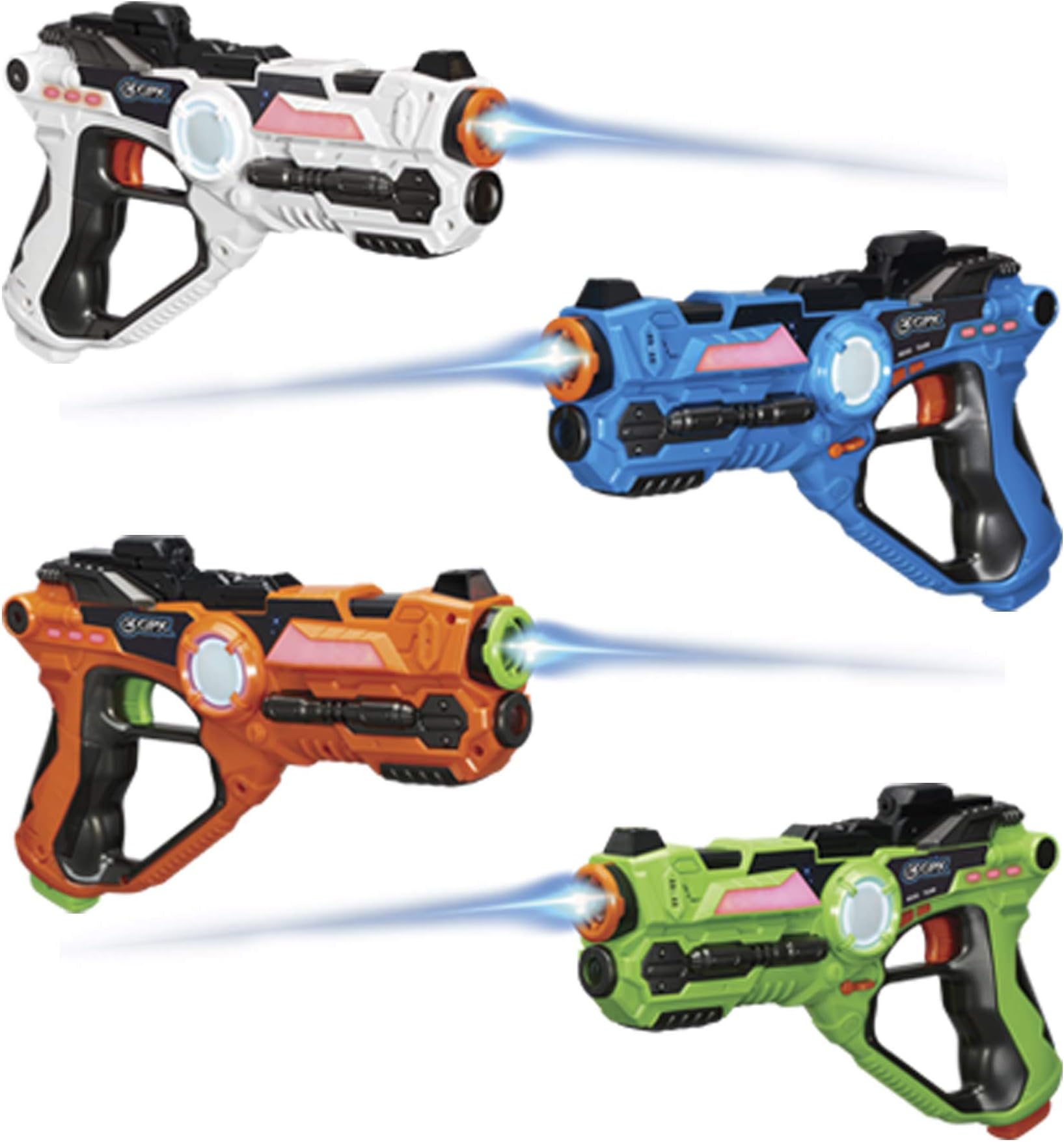 GPX LT458 Gen 2 Laser Tag Blaster, Set of 4