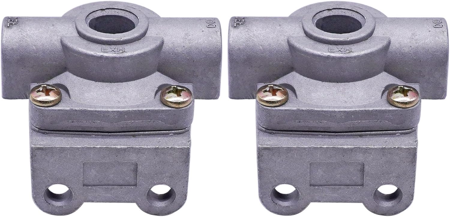 Air Brake Quick Release Valve 229859 Replaces Bendix QR-1 Quick Release Valve 3/8" NPT 229860 229859N,Compatible with Mack Truck 229813 2 Packs