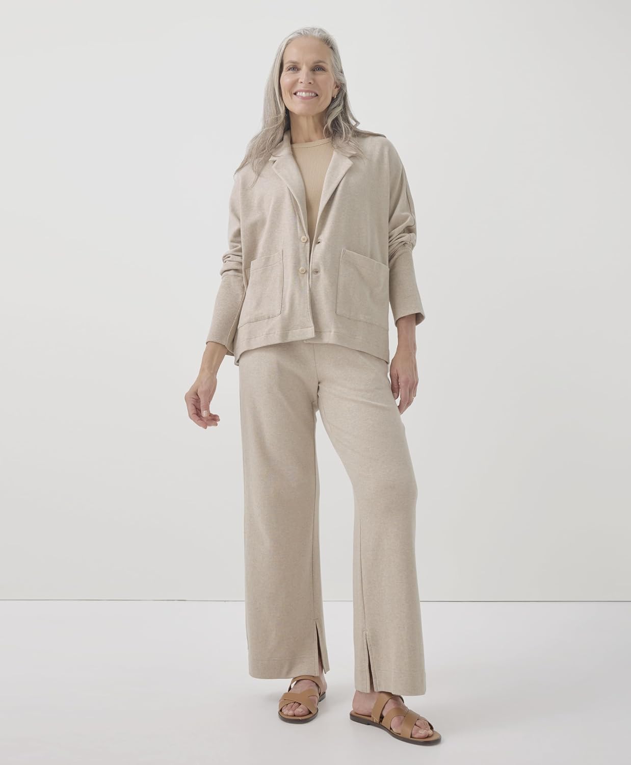 Pact Organic Cotton Women's Wide-Leg Pant - Image 3