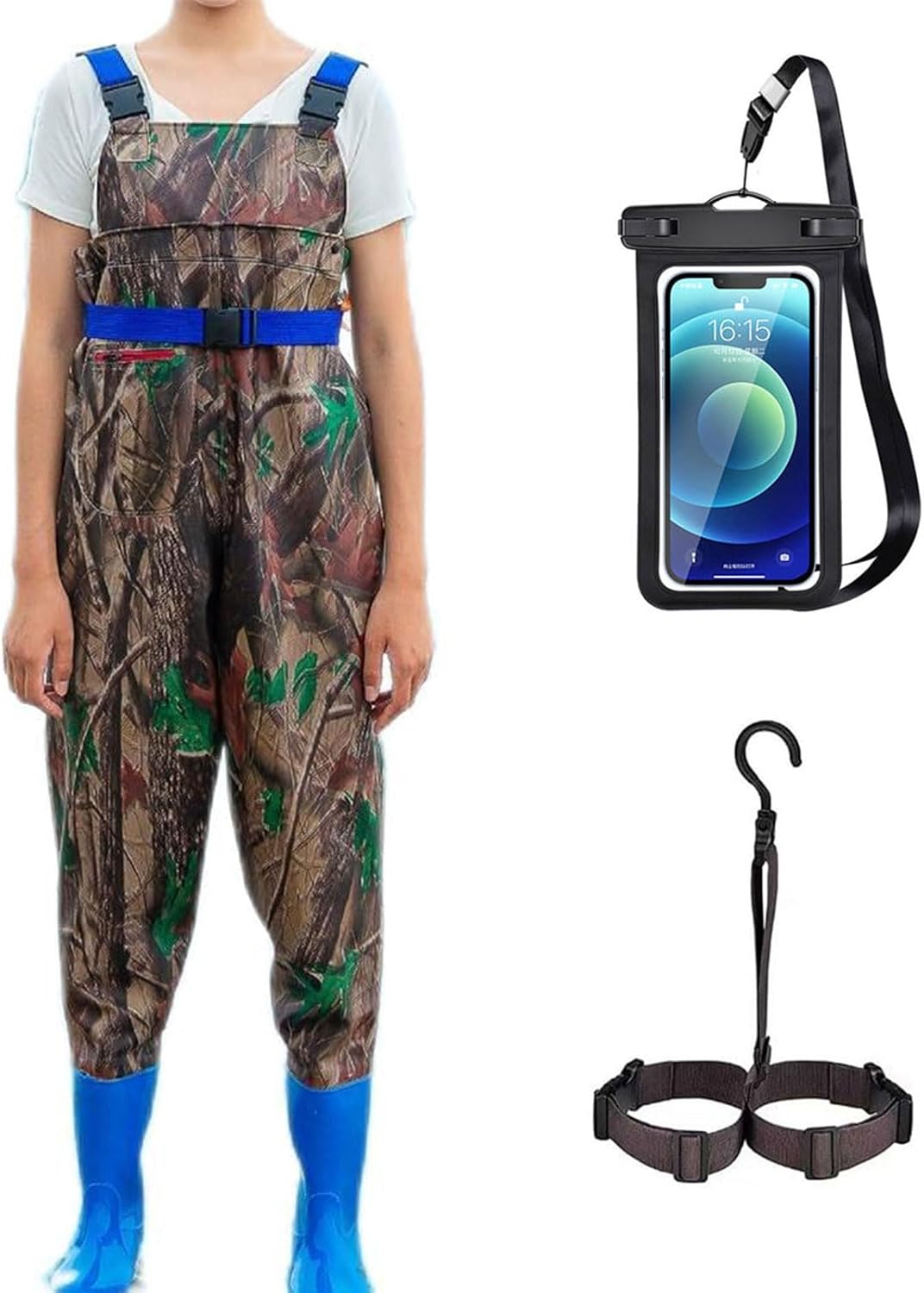 Women Fishing Chest Wader, Waterproof Stockingfoot Fishing & Hunting Wader, Ultra Breathable Hunting Wader for Outdoor Garden