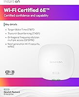 Vista 4 de Punto de acceso inalámbrico HPE Networking Instant On AP32 2x2 WiFi 6E Punto de acceso inalámbrico para interiores (paquete de 3) Seguro