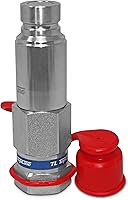 Vista 1 de TL88 3/4 "NPT Flat Face Connect Under Pressure Hydraulic Quick Coupler Set para Bobcat Skid Steer, 1/2" Cuerpo ISO 16028