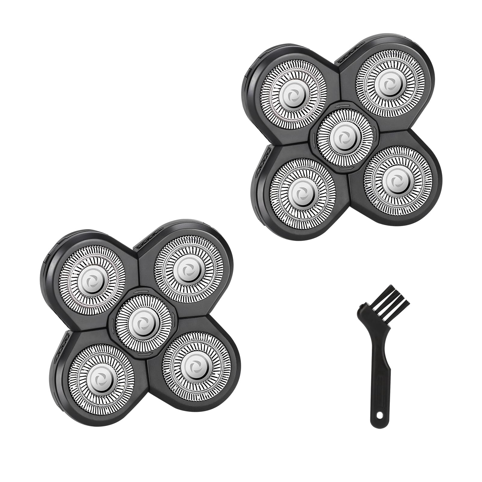 2 cuchillas de repuesto para afeitadora de cabeza, regalos para el día de San Valentín para él, hombre, marido, papá, ideas de regalo de cumpleaños para papá, cabezales de afeitadora de 5 hojas para