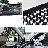 GCcv Pare Soleil Voiture Bébé Enfant Protection UV pour Fenêtres Pare-Soleil de Fenêtre Latérale pour Kadjar 2015-2022 Magnétique Rideau Housses Accessoires Auto,Rear+Triangular+Back-windscreen-5PCS - 4