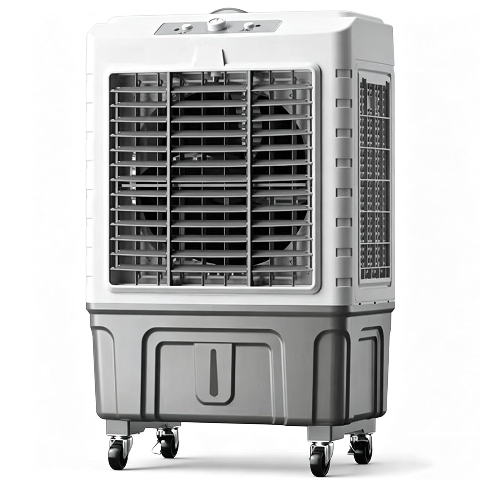 Ac Unit Portable, 150W AC Evaporative Air Cooler, 50L Evaporative Air Cooler, 10m Airflow, 3 Speeds, 120° Oscillation