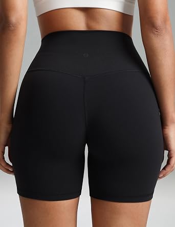 Colorfulkoala Dreamlux No Front Seam Biker Shorts for Women 6 Inseam