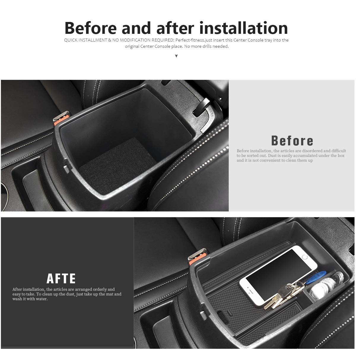 Buy auovo Center Console Organizer Tray for Kia Sportage/KX5