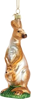 Kurt Adler Noble Gems™ Kangaroo Glass Ornament, 5"