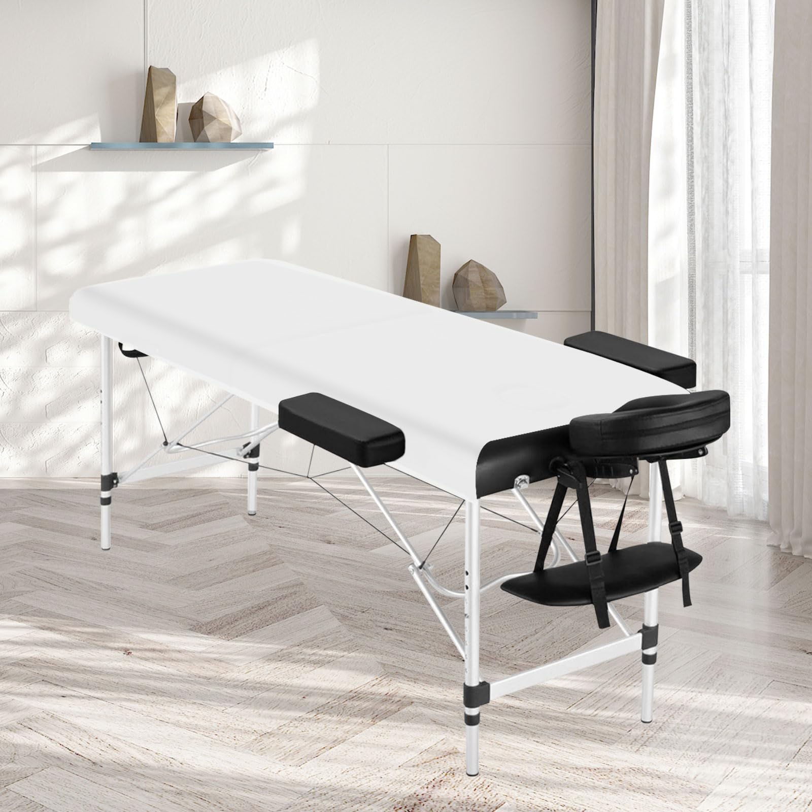 100PCS Einweg Bettlaken, Einweg Massagetisch Bettlaken, Einweg Auflage für Massageliegen Spa Tattoo Salon Vliesstoff 80 x 180cm (Weiß)