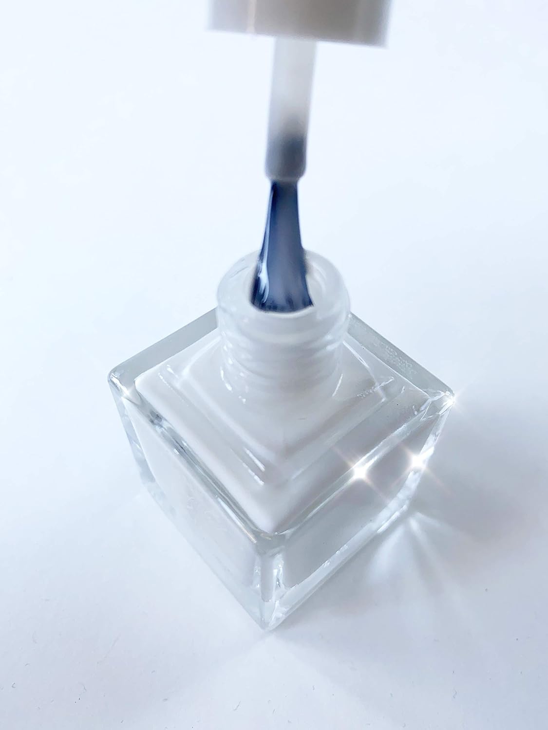 ADRIANNE K Sheer Milky White Nail Polish, Angelica! Non Toxic, Vegan. Cruelty Free. Quick Dry. Gel-Like, .51 Fl Oz