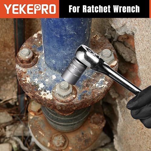 Miniatura 6 de Juego de extractor de pernos de pozo profundo, 21 piezas de 38 pulgadas y 14 de pulgada extractor de pernos y herramienta de extracción de tuercas,