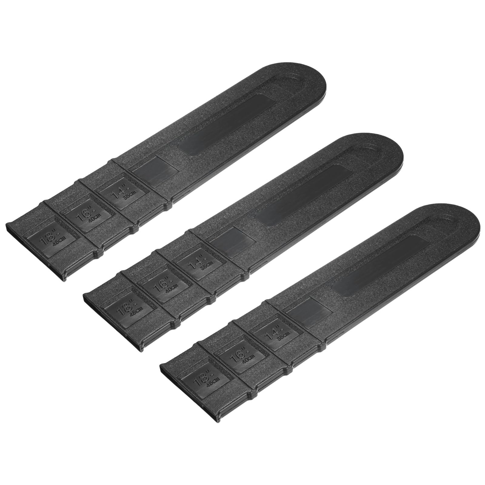 M METERXITY 3-Pack Chainsaw Chain Cover 18 Inch Plastic Chainsaw Scabbard Cover Chainsaw Bar Cover for 12" 14" 16" 18" Garden Chainsaw Protective Cover