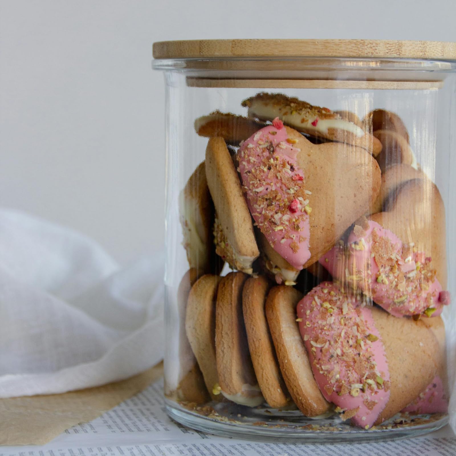 Amazon.co.jp: ハートクッキーカッターセット - 5点 - 4インチ、3 2/5