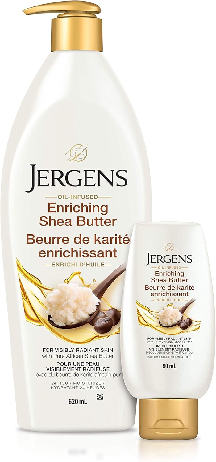 Jergens Enriching Shea Butter OilInfused Moisturizer & Body Lotion for
