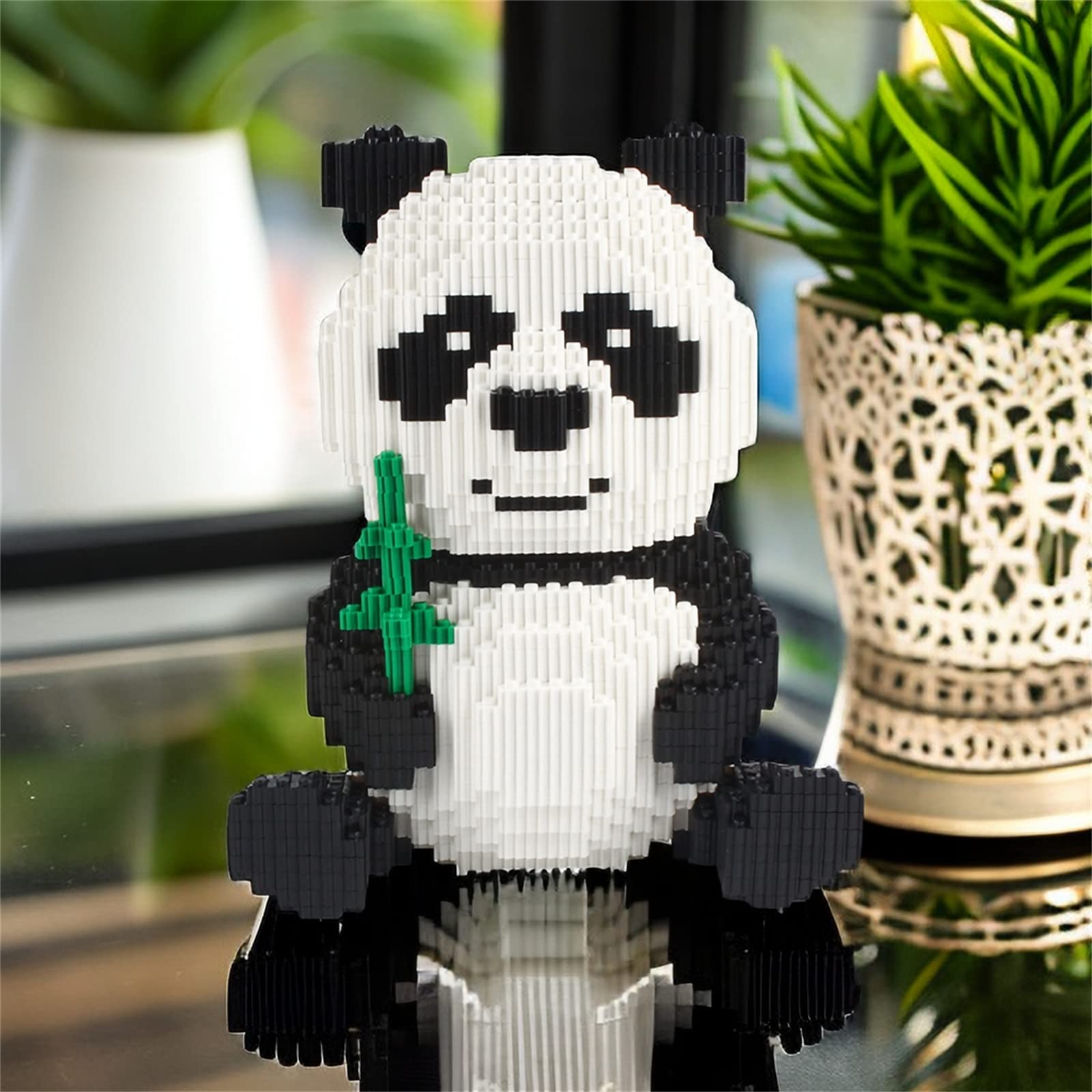 Larcele Panda Sets de Jeux de Construction, 3689 Briques KLJM-02 (Modèle 2840)