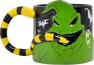 Comprar Paladone Nightmare Before Christmas Oogie Boogie - Taza de cerámica esculpida en 3D que brilla en la oscuridad, con licencia oficial de Disney para café, té, chocolate caliente