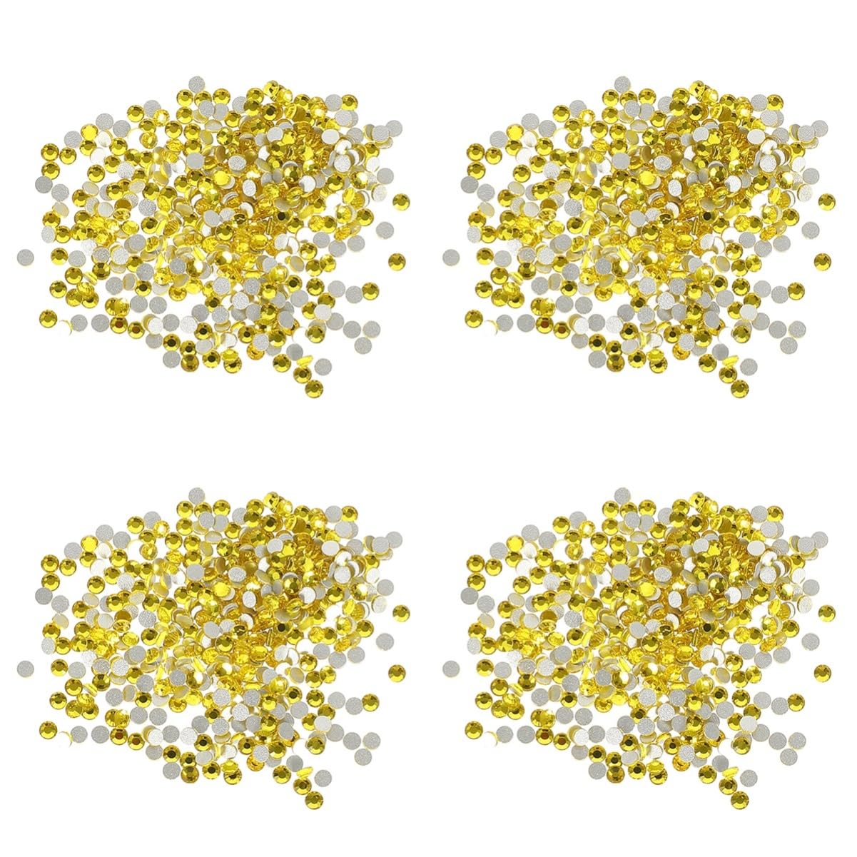 NUOBESTY 11520pezzi Strass Per Unghie Decorazioni Nail Art Con Rhinestones Piattaforma Per Manicure Adatti Per Phone Cases e Artigianato Vari