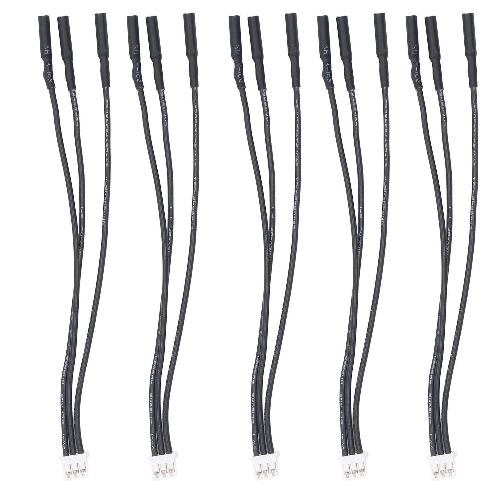 RC Brushless Motor ESC Connector Cable Premium Silicone Copper 2.0mm Banana Plug to PH2.0 3P Plug Conversion Wire for KYOSHO MINI Z and Axial SCX24 Brushless Motor Upgrade 12cm