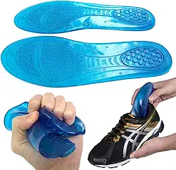 Palmilha Ortopédica Gel Silicone Anatômica para Esporão Fascite Plantar e Dores nos Pés (P (36-39))