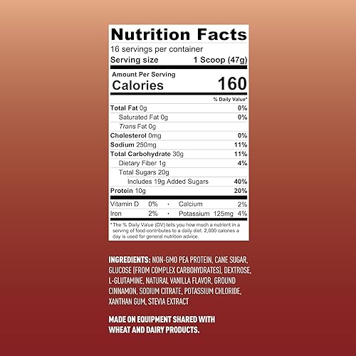 Miniatura 3 de Fluid Recovery, mezcla de bebida después del entrenamiento, proteína de guisante, L-glutamina, carbohidratos, todos los ingredientes naturales, sin