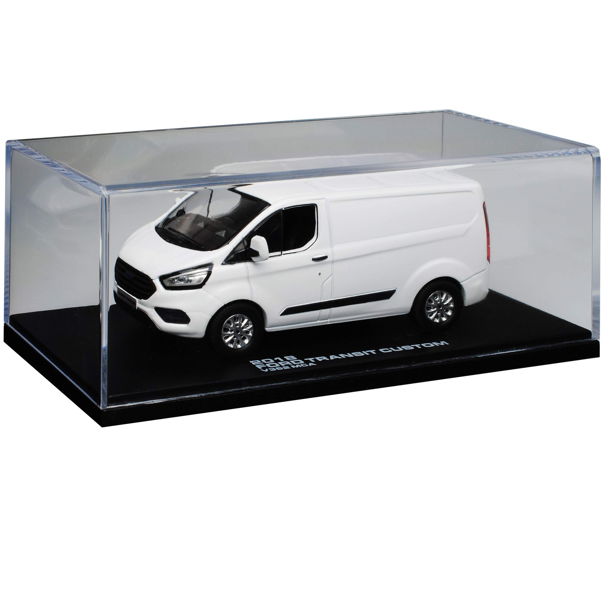 Generisch F*o*r*d Transit Tourneo Custom Kasten Transporter Weiss Modell Ab 2012 Version Ab Facelift 2018 1/43 Greenlight Modell Auto