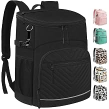 Cooler Backpack Insulated Leakproof Waterproof Backpack Cooler Bag 30/45 Cans, Large Capacity Lightweight Travel Camping Beach Backpack Cooler Ice Chest for Men and Women