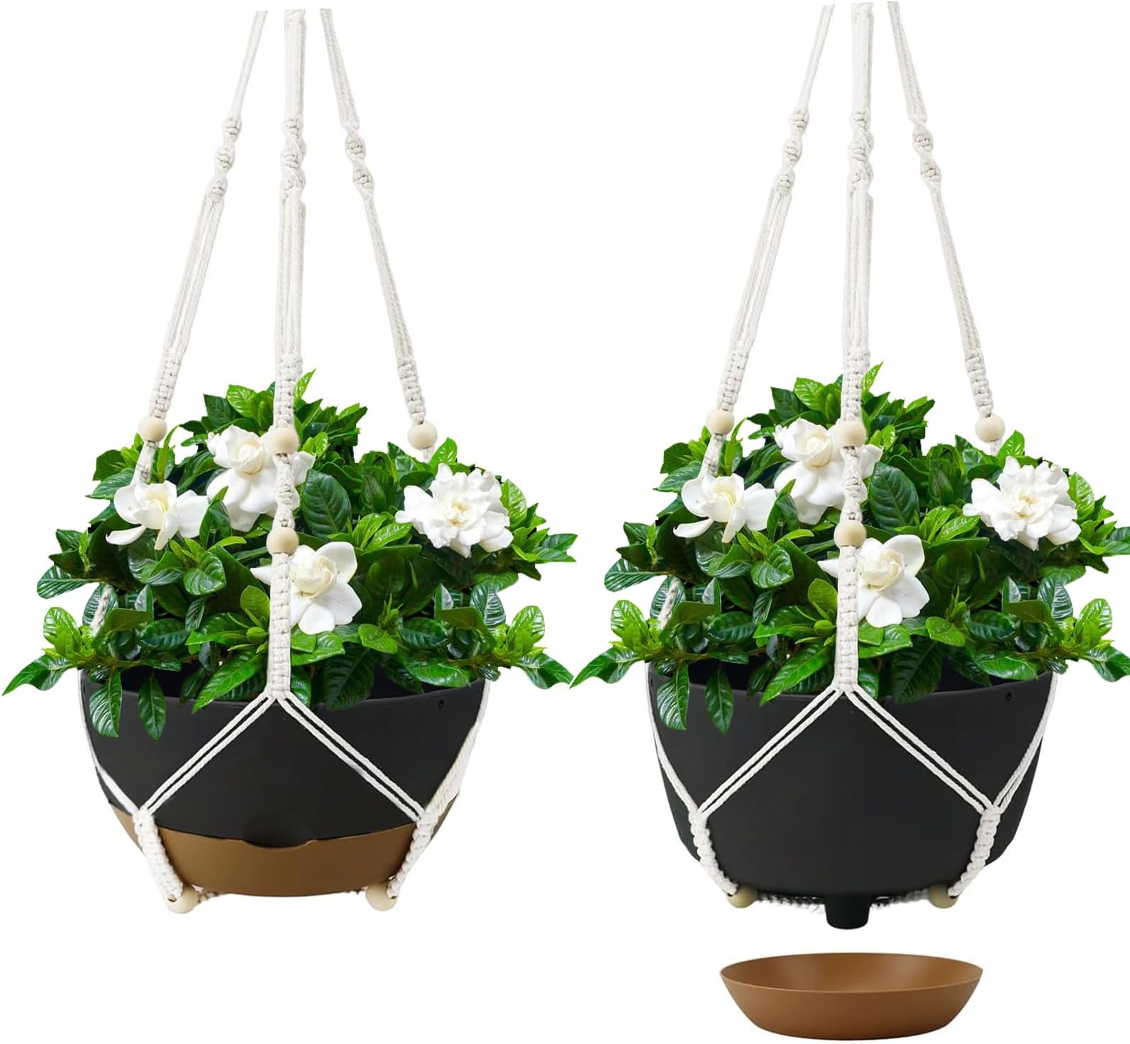 Amazon.com: Pumtus 3 Pack Self Watering Hanging Planters, 6.5 Inch ...